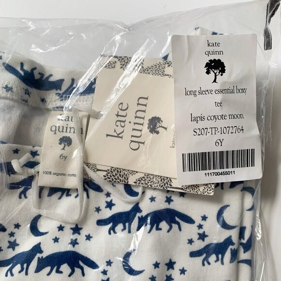 NWT Kate Quinn Organics Kids Tee 6 years - Picture 5 of 5
